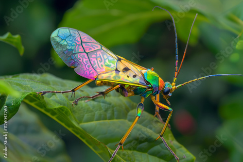 Wallpaper Mural Captivating Portrait of Zyzzogeton Insect Illuminated in Natural Light Torontodigital.ca