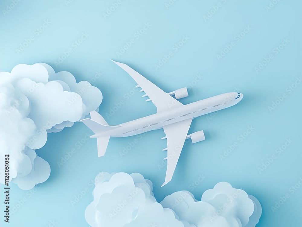 airplane flying in the sky airplane flying in the sky