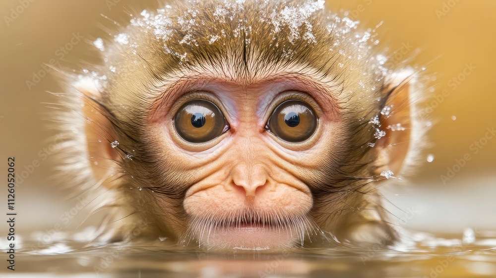 Japanese Snow Monkey in Hot Spring, Nagano-Shi, Japan Japanese Snow Monkey in Hot Spring, Nagano-Shi, Japan