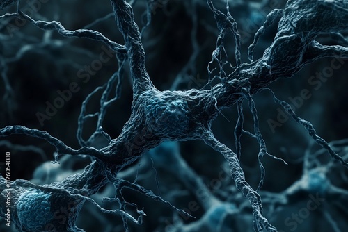 Intricate Cerebral Synaptic Connections in the Neural Network photo