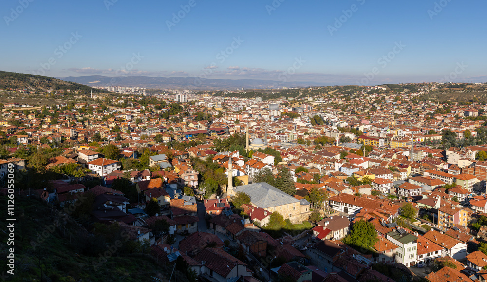 View of the buildings from the center of Kastamonu Province