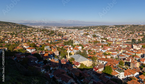 View of the buildings from the center of Kastamonu Province photo