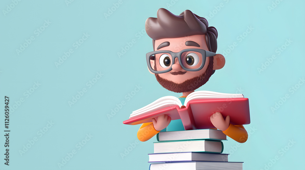 person with books