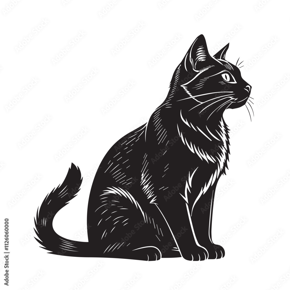 Obraz premium Cat vector