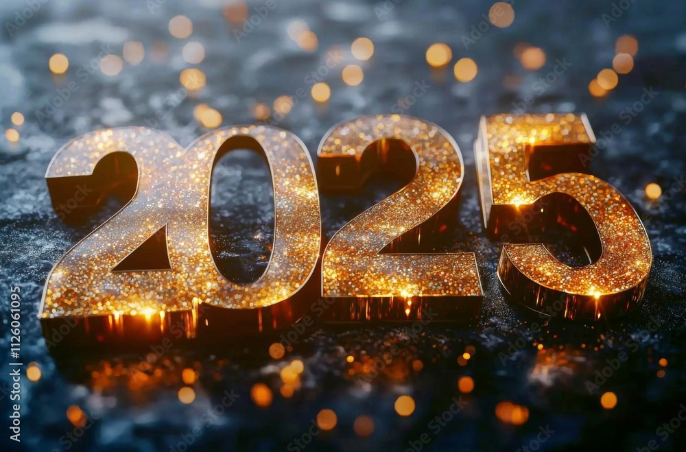 hyper realistic photo of shining numbers 2025 close-up on a dark background. Concept- New Year , isolated on white background, , copy space, copy space for text, hyper realistic photo of shining numbers 2025 close-up on a dark background. Concept- New Year , isolated on white background, , copy space, copy space for text,