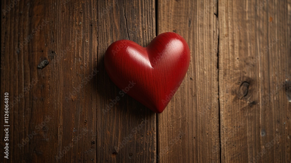 Rustic Heart Decorations on Weathered Wood with Warm Lighting V7 Rustic Heart Decorations on Weathered Wood with Warm Lighting V7