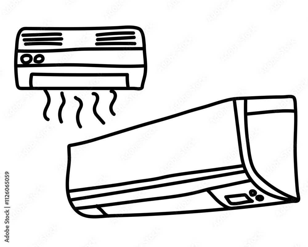 Obraz premium The Ultimate Guide to Air Conditioners: Understanding How Different Types of AC Units, from Window and Split to Portable and Central Systems, Can Help You Stay Cool and Comfortable All Year Round, Alo