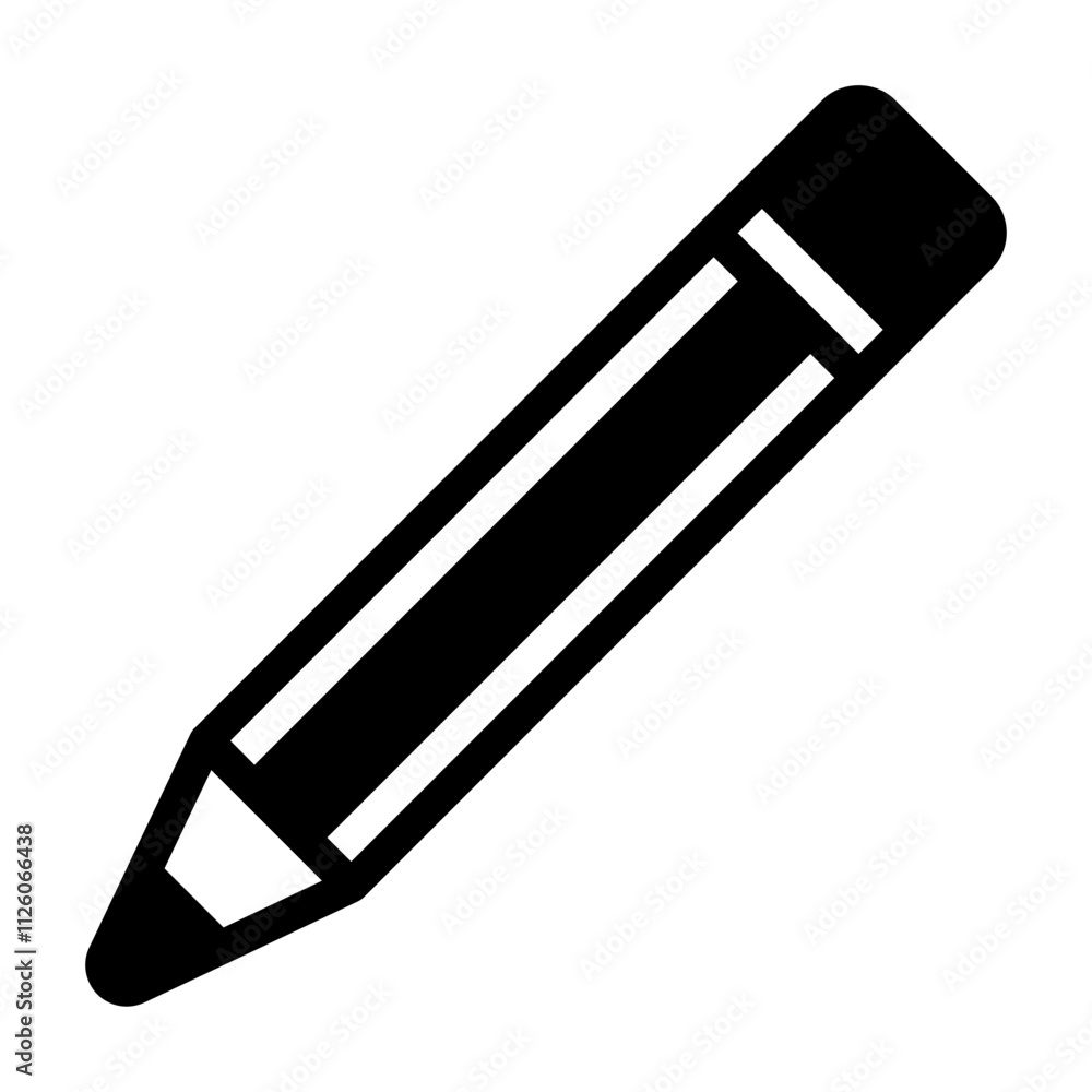 Simple Pencil Icon for Graphic Design Simple Pencil Icon for Graphic Design