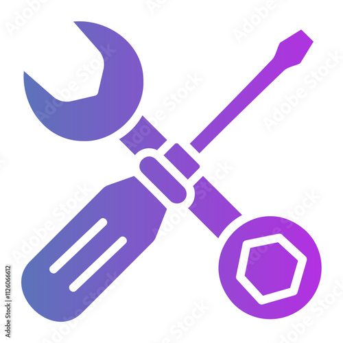 screwdriver Gradient icon