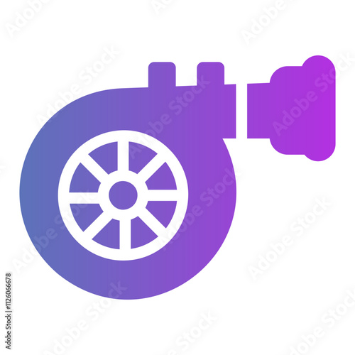 turbo engline Gradient icon
