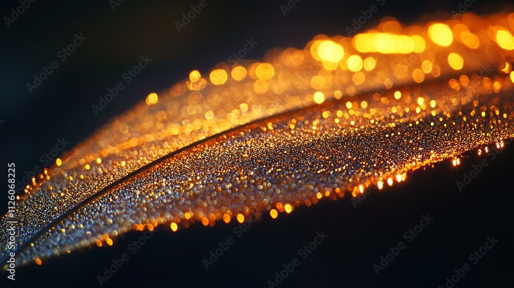 A soft abstract glitter lights background in warm gold tones, glowing delicately on a luxurious dark gradient A soft abstract glitter lights background in warm gold tones, glowing delicately on a luxurious dark gradient