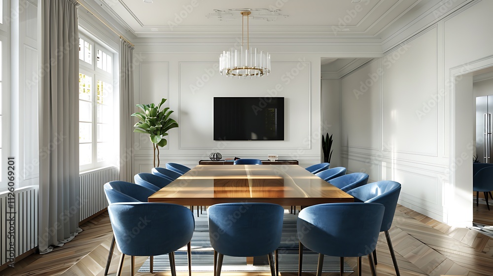 Fototapeta premium modern dining room interior