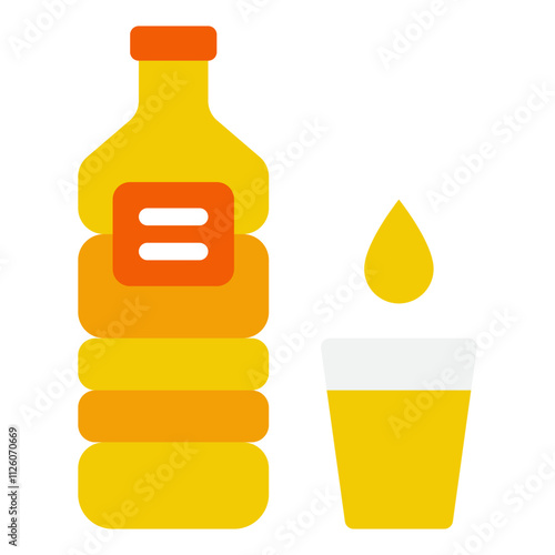 Refreshing Beverage in a Bottled Container