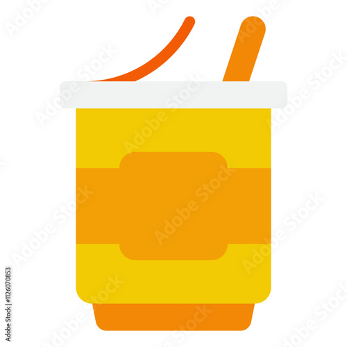 Refreshing Beverage Cup with Straw and Lid