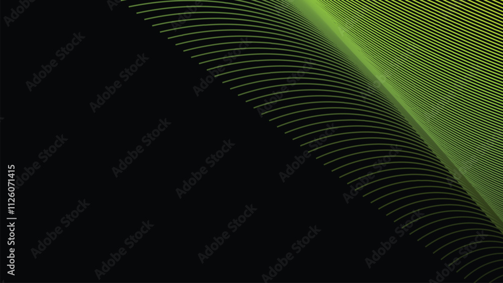 Black green abstract background with green stripes line for backdrop or presentation Black green abstract background with green stripes line for backdrop or presentation