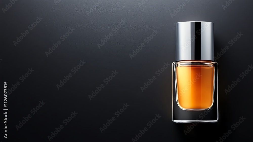 A bottle of glowing serum foundation, lit from below A bottle of glowing serum foundation, lit from below
