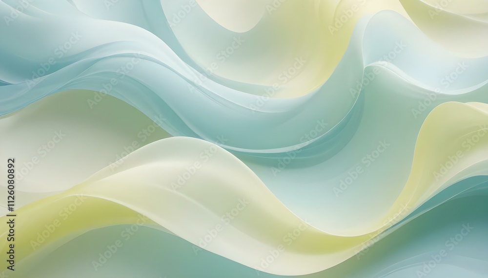 Fondo abstracto amarillo y blanco suave con ondas y curvas suaves Fondo abstracto amarillo y blanco suave con ondas y curvas suaves