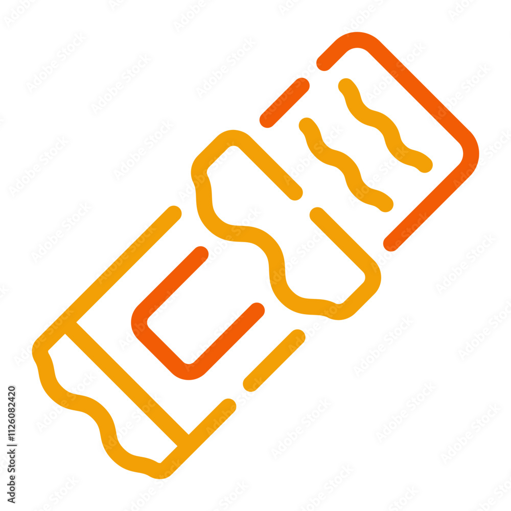 Colorful Snack Bar Icon Design Colorful Snack Bar Icon Design