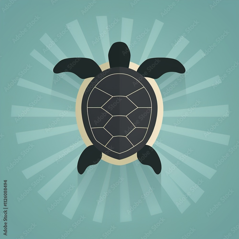 Fototapeta premium world turtle day vector illustration.