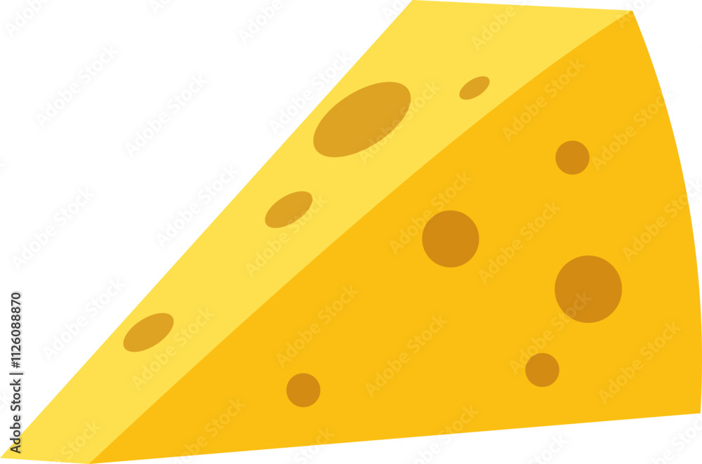 Cheese Slice Illustration Cheese Slice Illustration