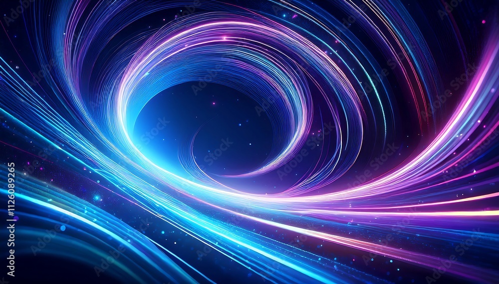 Abstract swirl of colorful light and energy. Abstract swirl of colorful light and energy.