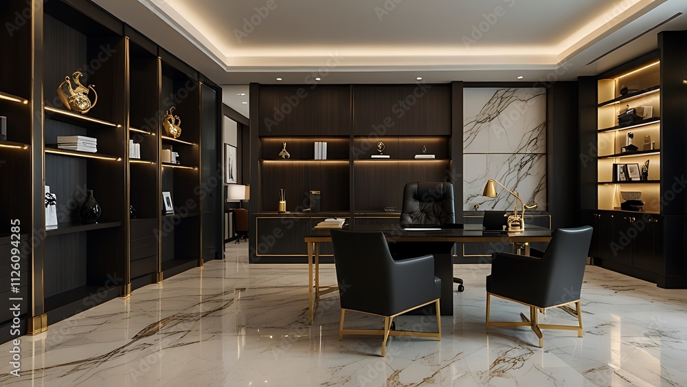 Modern Minimalist and Elegant Office Design Modern Minimalist and Elegant Office Design