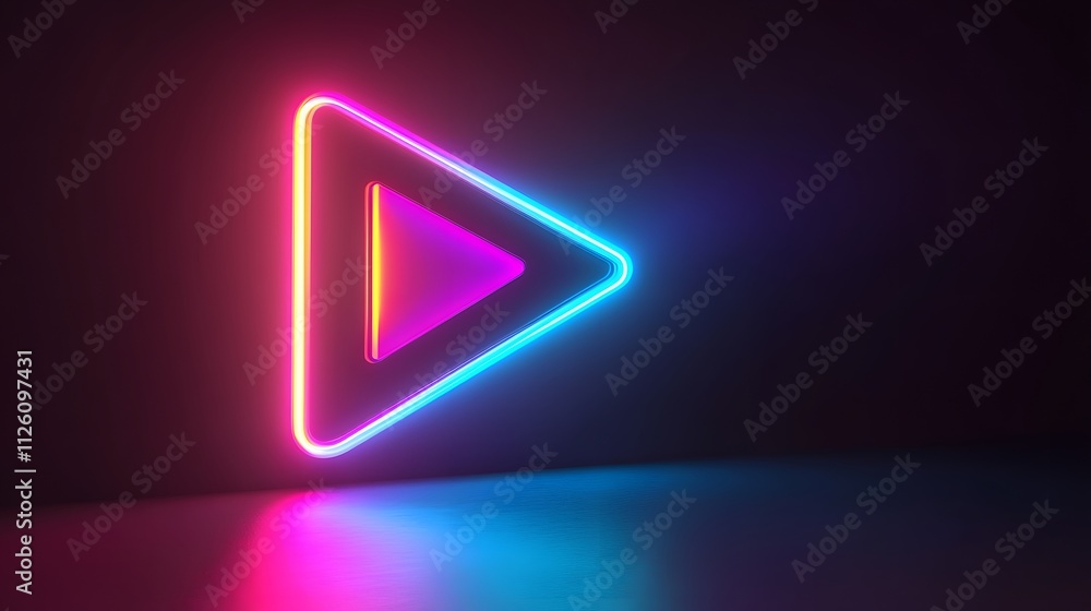 a led neon youtube button for a gaming channel
a led neon youtube button for a gaming channel