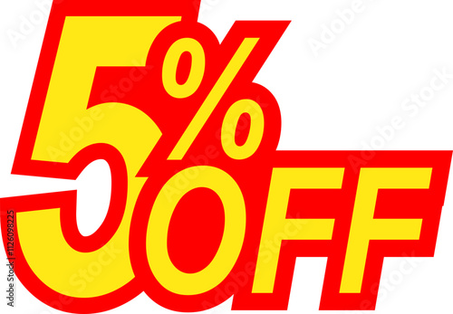 5 percent off discount