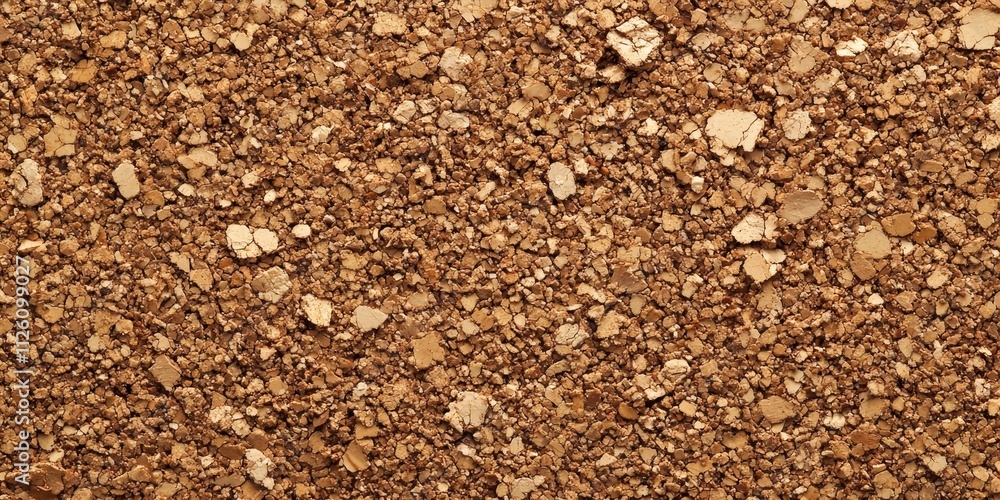 Detailed extreme macro shot highlighting the intricate structure of cork board material, showcasing the unique textures and patterns found in cork board for a closer look at its design. Detailed extreme macro shot highlighting the intricate structure of cork board material, showcasing the unique textures and patterns found in cork board for a closer look at its design.