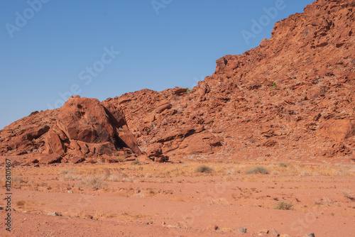 Namibia's stones - geological features of the desert.