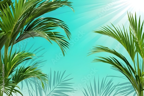 palm tree branches