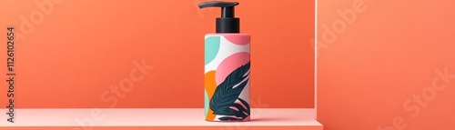 A babyfriendly hand sanitizer in whimsical packaging photo