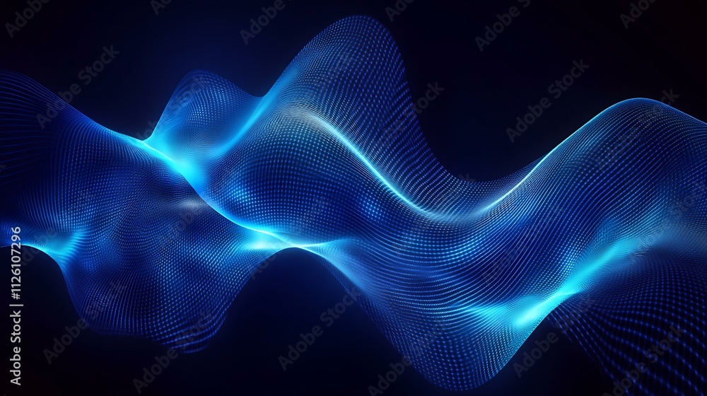Abstract technology backdrop featuring sharp blue shapes and smooth gradients Abstract technology backdrop featuring sharp blue shapes and smooth gradients