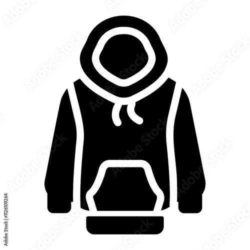 hoodie Solid icon