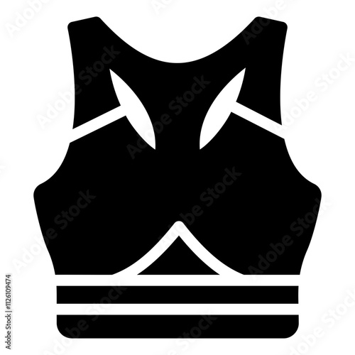 sport bra Solid icon