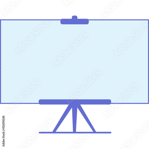 Projection Screen Illustration