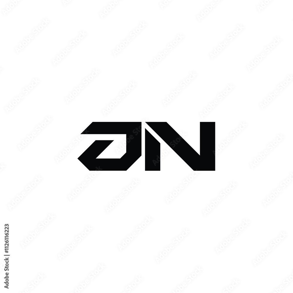 JN monogram logo design letter text name symbol monochrome logotype alphabet character simple logo JN monogram logo design letter text name symbol monochrome logotype alphabet character simple logo
