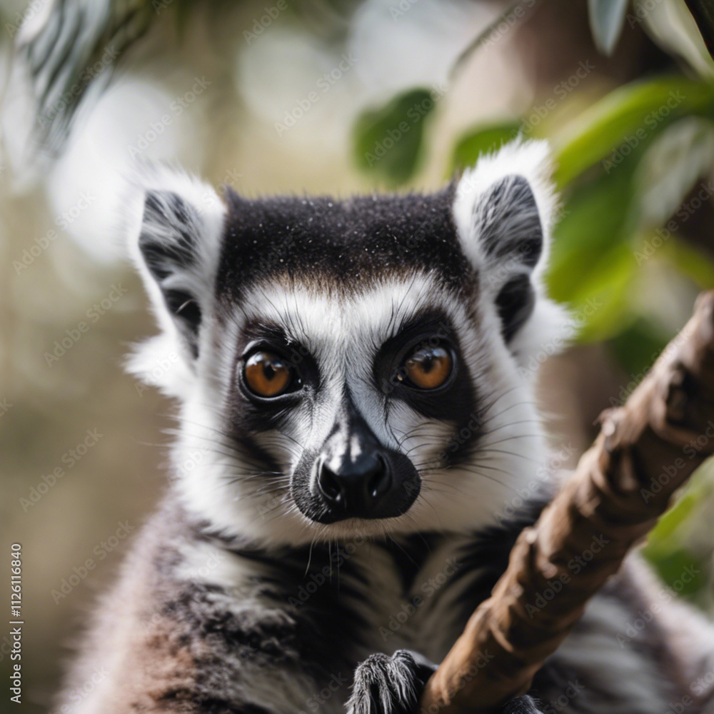 Obraz premium Lemur Closeup Animal