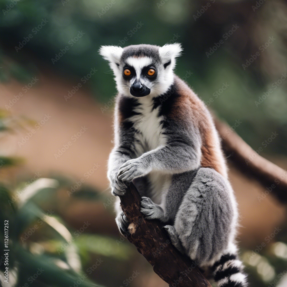 Obraz premium Lemur Closeup Animal