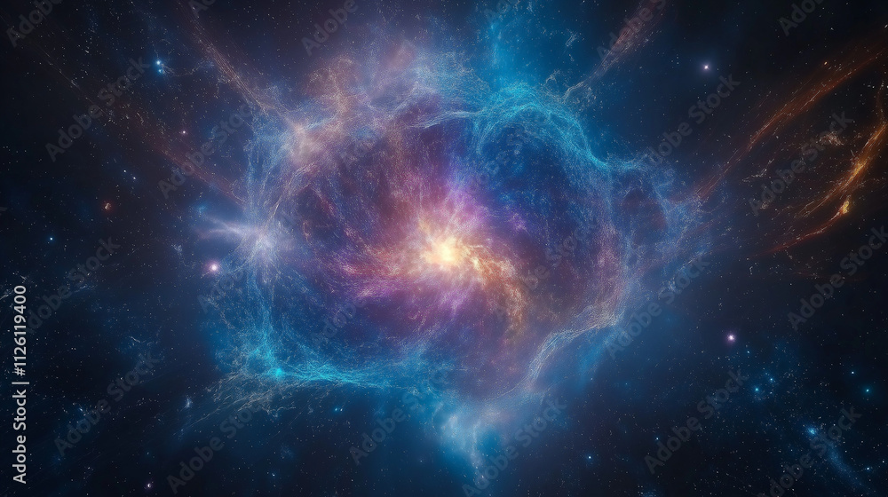 Cosmic Nebula: Celestial Dance of Light and Color Cosmic Nebula: Celestial Dance of Light and Color