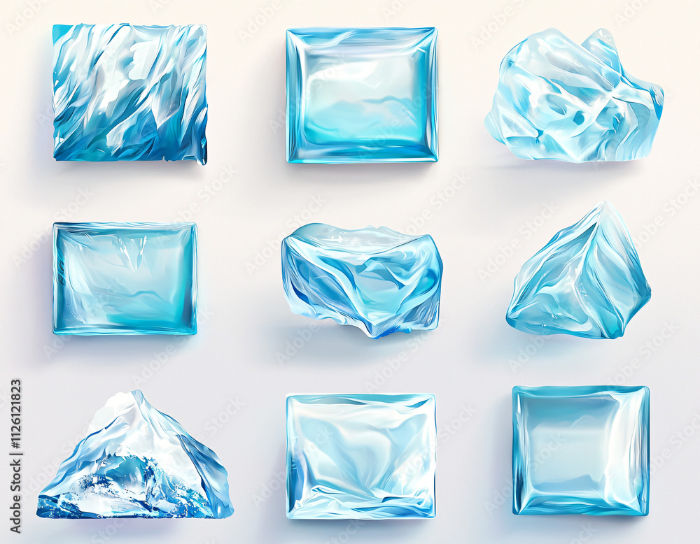 Obraz premium Ice Cubes Collection