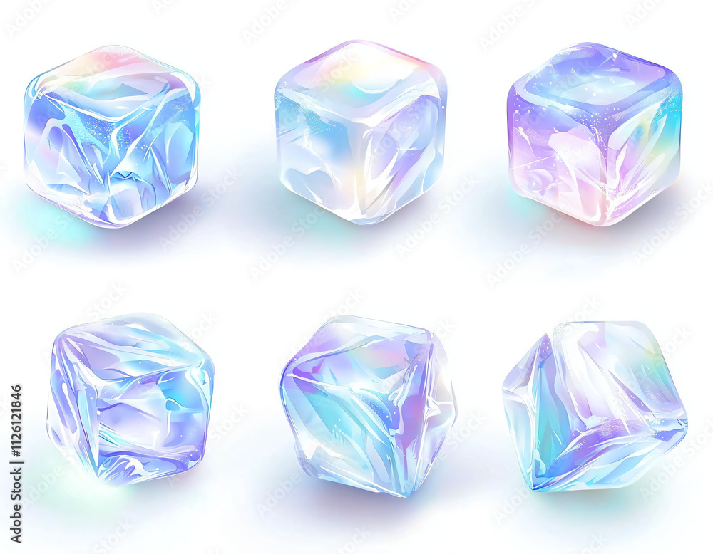 Iridescent Ice Cubes Iridescent Ice Cubes
