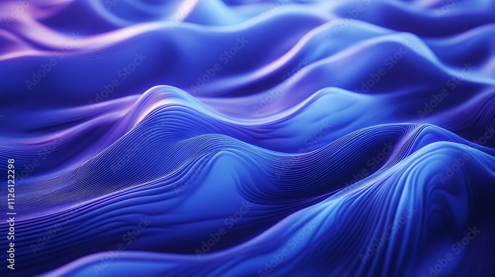 Modern abstract background with flowing blue light streaks and a subtle 3D effect Modern abstract background with flowing blue light streaks and a subtle 3D effect