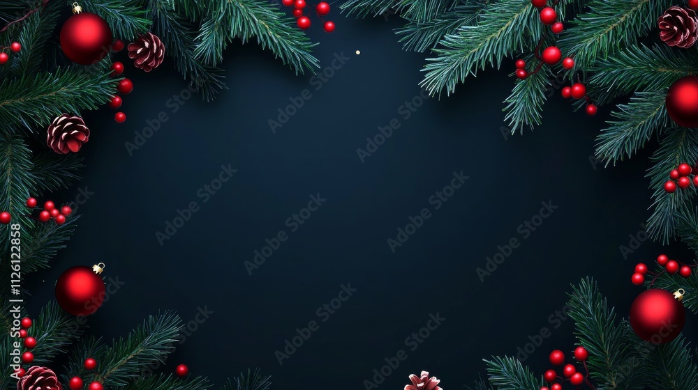 Festive christmas decor background with glittering ornaments, twinkling lights, and space for text – perfect for holiday greetings and seasonal designs
Festive christmas decor background with glittering ornaments, twinkling lights, and space for text – perfect for holiday greetings and seasonal designs