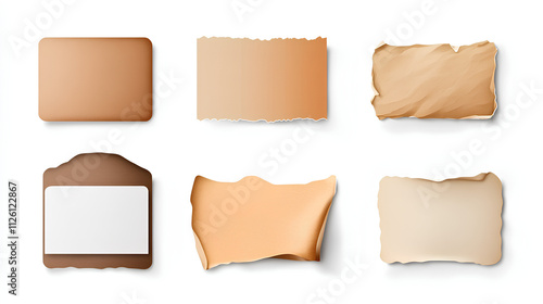 Wallpaper Mural Paper sticker label set isolated on white background  Torontodigital.ca