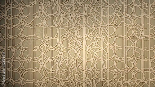 Intricate geometric pattern on a textured background, suitable for design and decoration.