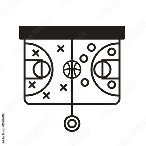 basketball strategy Icon