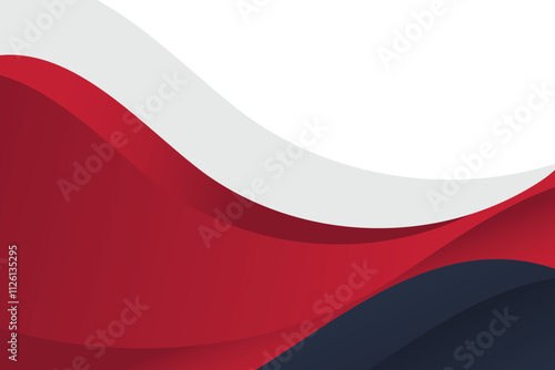 liquid gradient background with red and navy colour