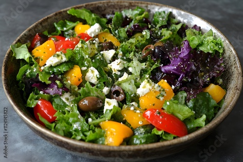 Fresh Mediterranean salad