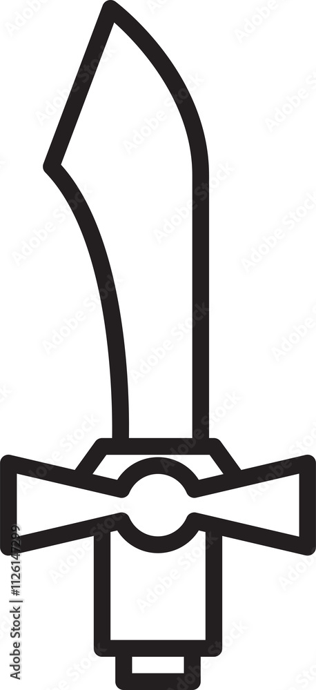 Sword Icon Line Art
Sword Icon Line Art